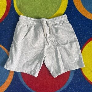 Gymshark Men’s Light Gray Athletic Drawstring Shorts